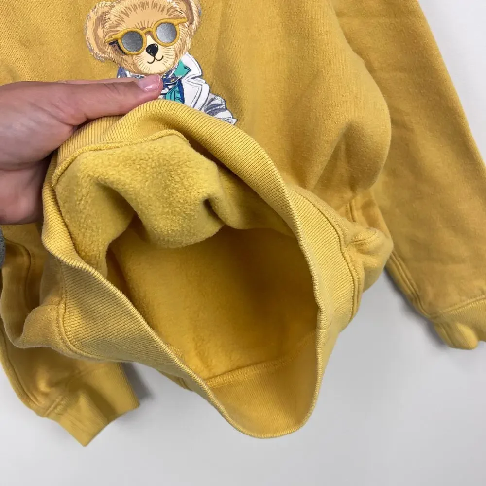 Ralph Lauren Polo Bear Sweatshirt Golden Yellow 6